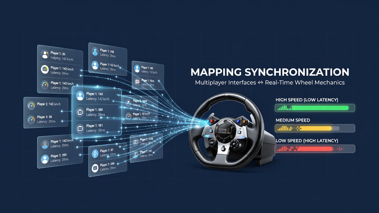 Visualisatie van synchronisatie tussen multiplayer interfaces en real-time wheel mechanics in digitale gaming omgevingen